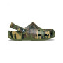 Pantofole per bambini Crocs Classic Camouflage Clog Army Green/Multi