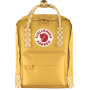 Zaino Fjällräven Kanken Mini 7 giallo/bianco OchreChessPattern