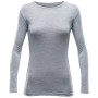 Maglietta da donna Devold Breeze Woman Shirt grigio Grey melange