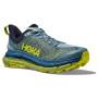 Scarpe da corsa da uomo Hoka Mafate Speed 4 blu Stone Blue / Dark Citron