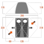 Tenda da trekking Vango Exedra 200