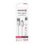 Cavo di ricarica e trasmissione Swissten Textile USB / Lightning 1,2 m