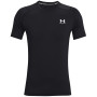 Maglietta da uomo Under Armour HG Armour Fitted SS nero Black//White