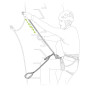 Freno da ferrata Petzl Scorpio Vertigo SW