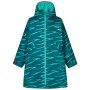 Cappotto impermeabile per bambini Regatta Junior Changing Robe Mediterranea verde Mediterranea Tebra Turquise