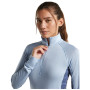 Maglietta sportiva da donna Icebreaker Wom Mer 260 ZoneKnit LS Half Zip