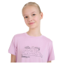 Maglietta da bambino 4F Tshirt Fnk F1199 Light Pink