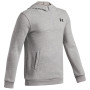 Felpa da bambino Under Armour RIVAL LW 1/4 ZIP HOODIE Gray