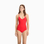 Costume da bagno da donna Puma V-neck Padded Swimsuit
