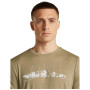 Maglietta da uomo Icebreaker Men Merino 150 Tech Lite SS Tee The Peaks