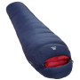 Sacco a pelo in piuma Mountain Equipment Helium 400 Wmns Long blu Medieval Blue