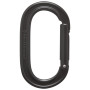 Moschettone Black Diamond Oval Keylock nero Black