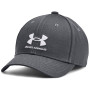 Berretto con visiera per bambini Under Armour B Essential Low Lockup Adj Pitch Gray