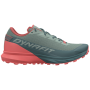 Scarpe da corsa da donna Dynafit Ultra W verde/rosso 3081 - Atlantic/Jadelite