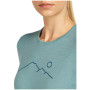 Maglietta sportiva da donna Icebreaker Women Merino 200 Oasis LS Crewe Rainer Ridge