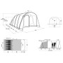 Tenda familiare per 5 persone Outwell Denver 5