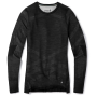 Maglietta sportiva da donna Smartwool W Intraknit Thermal Merino Base Layer Crew nero BLK/WHTE STRPE