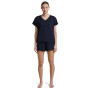 Maglietta sportiva da donna Icebreaker Women Mer 150 Lodge SS Tee