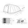 Tenda gonfiabile Outwell Tennessee 5 Air