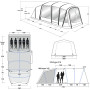 Tenda gonfiabile Outwell Jacksonville 5SA