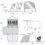 Tenda gonfiabile Outwell Mountain Lake 5ATC