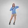 Felpa tecnica da donna Salewa Puez Cammino Pl Jkt W