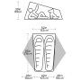 Tenda ultraleggera Big Agnes Tiger Wall UL2 Bikepack Solution Dye