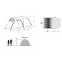 Tenda familiare Outwell Cloud 5 Plus