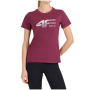 Maglietta da donna 4F Tshirt F3496 rosa Dark Pink