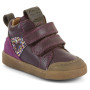 Scarpe da bambino Froddo Rosario High Top Dark Bordeaux rosso scuro dark bordeaux