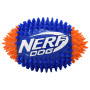 Giocattolo per cane Nerf Dog Squeak Spike Football 15cm blu/arancio modrá