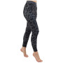 Pantaloni termici da donna Fundango Yaris II Baselayer Bottom nero/grigio scratch