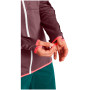 Felpa tecnica da donna Ortovox Fleece Light Grid Hooded Jkt W
