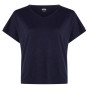 Maglietta sportiva da donna Icebreaker Women Mer 150 Lodge SS Tee blu scuro Midnight Navy