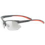 Occhiali da sole Uvex Sportstyle 802 Vario grigio/arancio