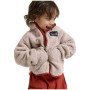 Felpa da bambino Didriksons Gibbs Kids Fullzip 2 Beach Beige/Rust