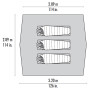 Telo per tenda MSR Thru-Hiker 100 Wing V2