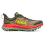 Scarpe da corsa da uomo Hoka Mafate Speed 4 verde Thyme / Fiesta