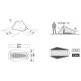 Tenda da trekking Robens Via 1 UL