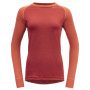 Maglietta sportiva da donna Devold Expedition Shirt W arancione Beauty/Coral