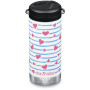 Borraccia termica Klean Kanteen TK Wide 12 oz bianco