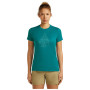 Maglietta da donna Icebreaker Women Merino 150 Tech Lite SS Tee Hike Path