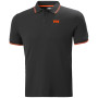 Maglietta da uomo Helly Hansen Kos Polo nero/rosso 980 Ebony
