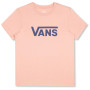 Maglietta da donna Vans Wm Drop V Ss Crew-B rosa Peach Beige