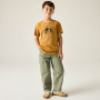 Maglietta da bambino Regatta Bosley Wood Brown