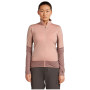 Felpa tecnica da donna Icebreaker Women Merino Blend 300 RealFleece™ Descender LS Zip