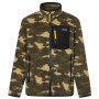 Felpa sportiva per bambini Regatta Junior Frankie Warm Fleece Bark Green Camo mimetico Bark Green Camo