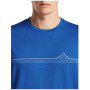 Maglietta da uomo Icebreaker Men Merino 150 Tech Lite SS Tee Range Stripes