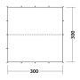 Telo per tenda Robens Tarp 3 x 3 m Exp