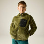 Felpa da bambino Dare 2b Powder Fleece MartOliv/Blk